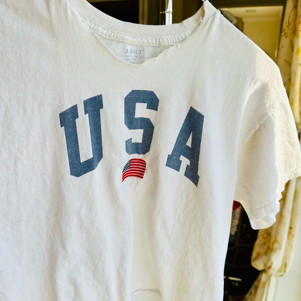 J. Galt White USA T-Shirt